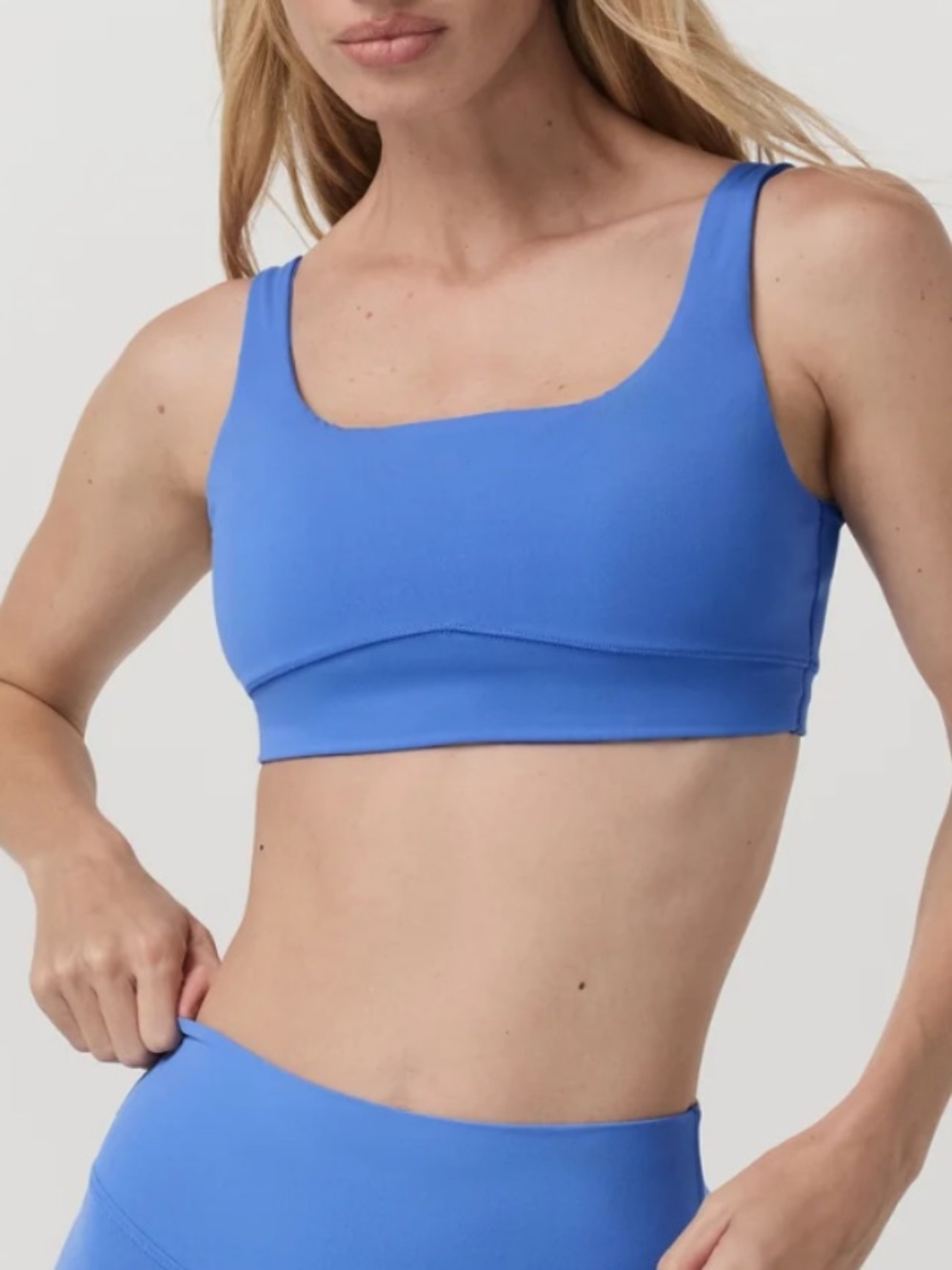 Vuori Blue AllTheForm Women's Sports Bra